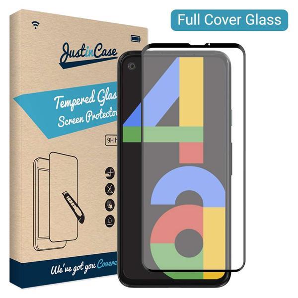 Grote foto just in case full cover tempered glass google pixel 4a blac telecommunicatie tablets