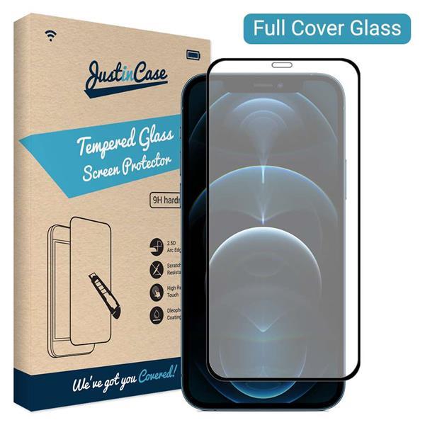 Grote foto just in case full cover tempered glass apple iphone 12 12 pr telecommunicatie tablets