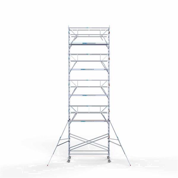 Grote foto rolsteiger standaard 135x305 11 2m werkhoogte dubbele voorlo doe het zelf en verbouw ladders en trappen