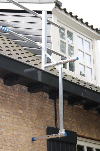 Grote foto asc dakrandbeveiliging complete set 6 meter doe het zelf en verbouw ladders en trappen