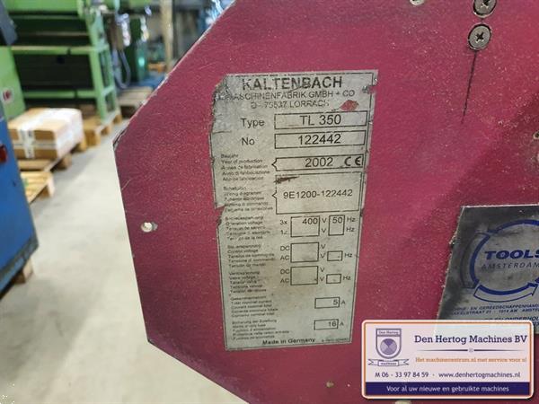 Grote foto tl 350 kaltenbach aluminium cirkelzaagmachine 400v doe het zelf en verbouw zaagmachines