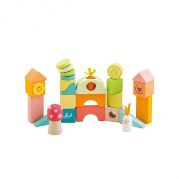 Grote foto sevi fantasy cubes pastel kinderen en baby babyspeelgoed
