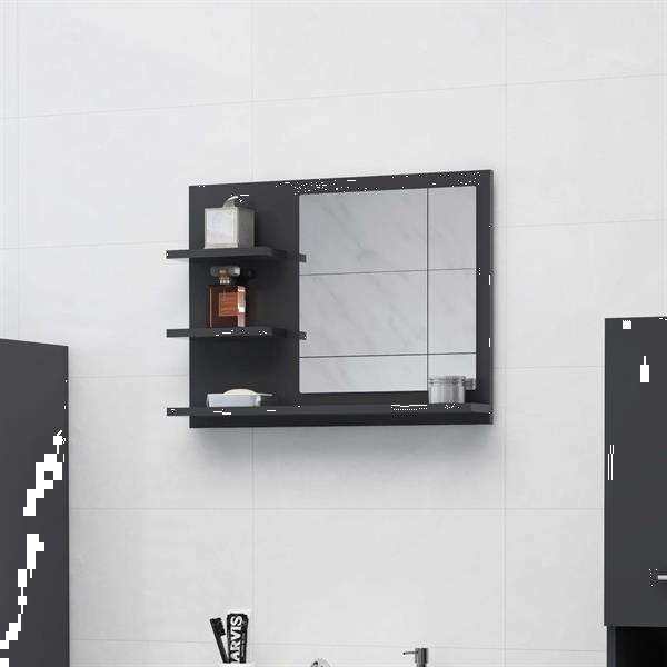Grote foto badkamerspiegel 60x10 5x45 cm spaanplaat grijs huis en inrichting eettafels