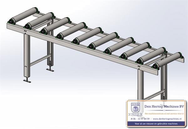 Grote foto rollenbaan voor zaagmachine en geschikt voor heftruck lepels doe het zelf en verbouw zaagmachines