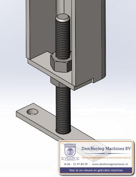 Grote foto rollenbaan voor zaagmachine en geschikt voor heftruck lepels doe het zelf en verbouw zaagmachines