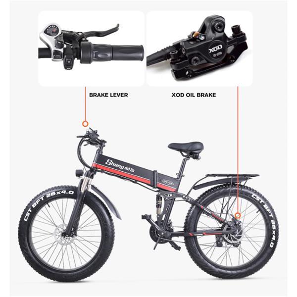 Grote foto mx01 vouwbare elektrische fiets off road smart e bike 50 fietsen en brommers onderdelen