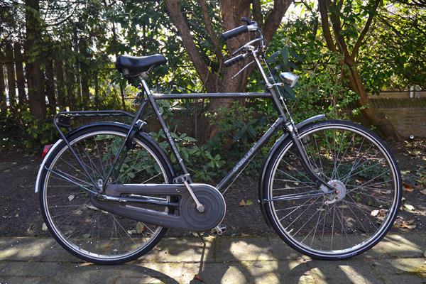 Grote foto gazelle herenfiets met stangenremmen fietsen en brommers oldtimers