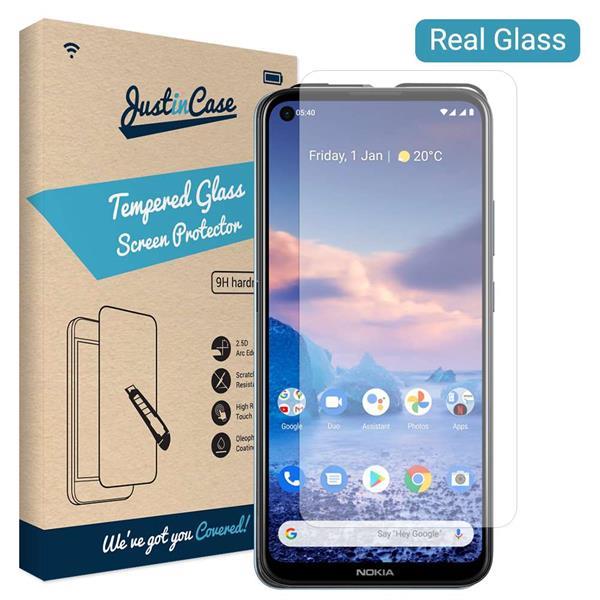Grote foto just in case nokia 5.4 tempered glass clear telecommunicatie tablets