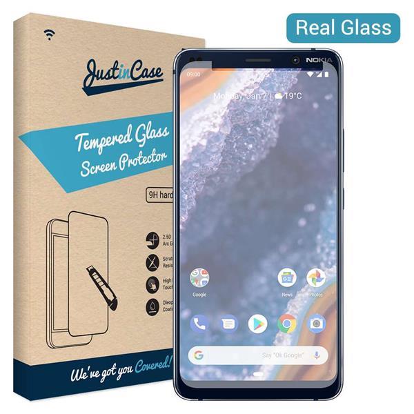 Grote foto just in case tempered glass nokia 9 pureview telecommunicatie tablets