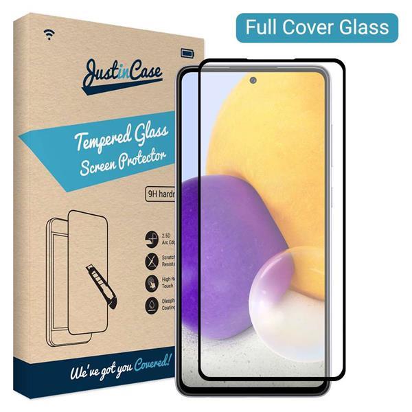 Grote foto just in case samsung galaxy a72 5g full cover tempered glass telecommunicatie tablets