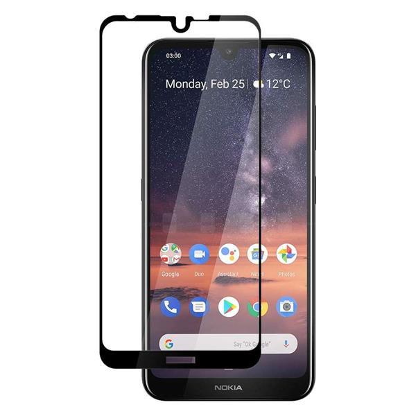 Grote foto just in case full cover tempered glass nokia 3.2 black telecommunicatie tablets
