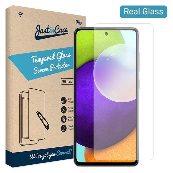 Grote foto just in case samsung galaxy a52 5g tempered glass clear telecommunicatie tablets