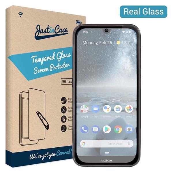 Grote foto just in case tempered glass nokia 4.2 telecommunicatie tablets