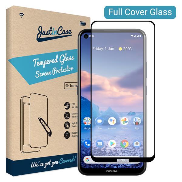 Grote foto just in case nokia 5.4 full cover tempered glass black telecommunicatie tablets