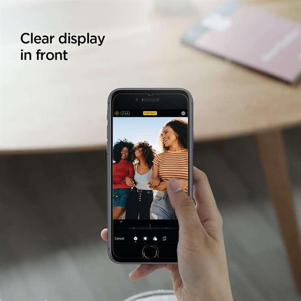 Grote foto spigen apple iphone se 2020 alignmaster full cover glass bl telecommunicatie tablets