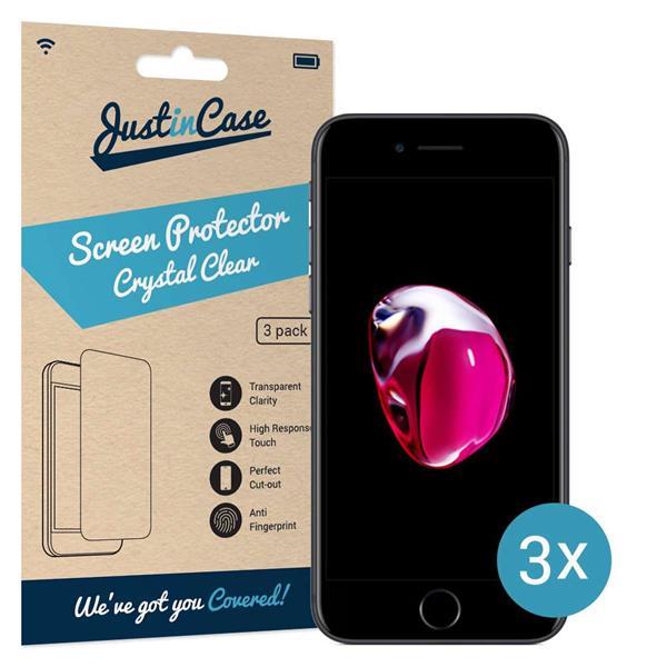 Grote foto just in case screen protector apple iphone 7 8 3 pack telecommunicatie tablets