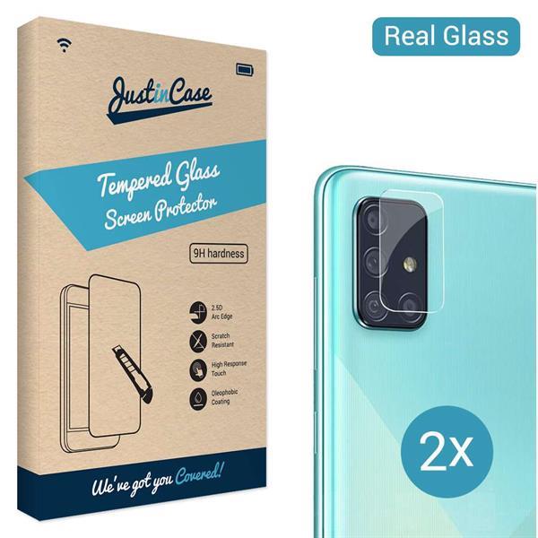Grote foto just in case tempered glass samsung galaxy a71 camera lens telecommunicatie tablets
