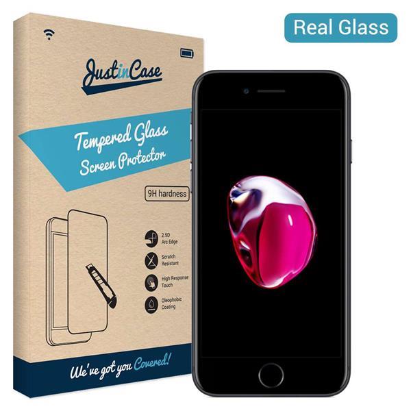 Grote foto just in case tempered glass apple iphone 7 8 telecommunicatie tablets