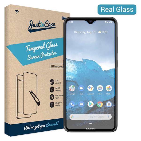 Grote foto just in case tempered glass nokia 6.2 7.2 telecommunicatie tablets