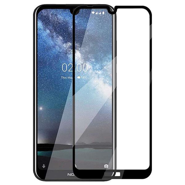 Grote foto just in case full cover tempered glass nokia 2.2 black telecommunicatie tablets
