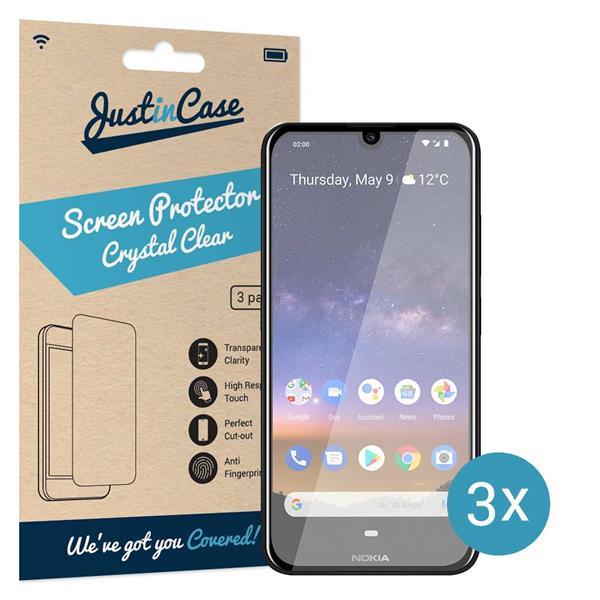 Grote foto just in case screen protector nokia 2.2 3 pack telecommunicatie tablets
