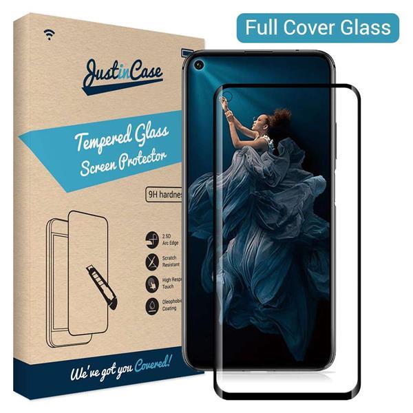 Grote foto just in case full cover tempered glass honor 20 black telecommunicatie tablets