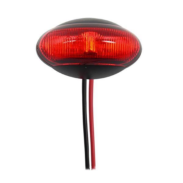 Grote foto markeringslamp 10 30v rood 60x34mm led auto diversen aanhangers