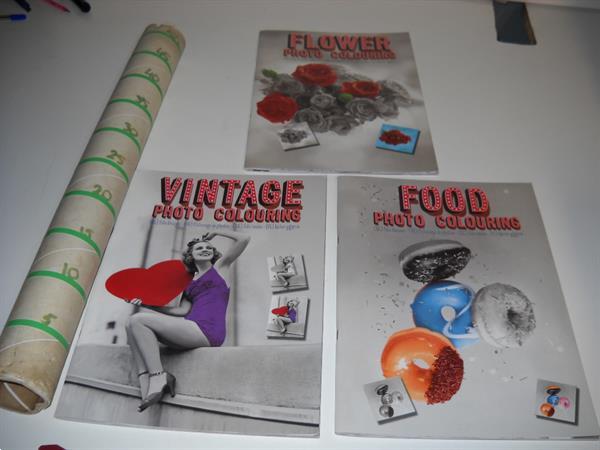 Grote foto vintage kleurboeken 3 stuks diversen overige diversen