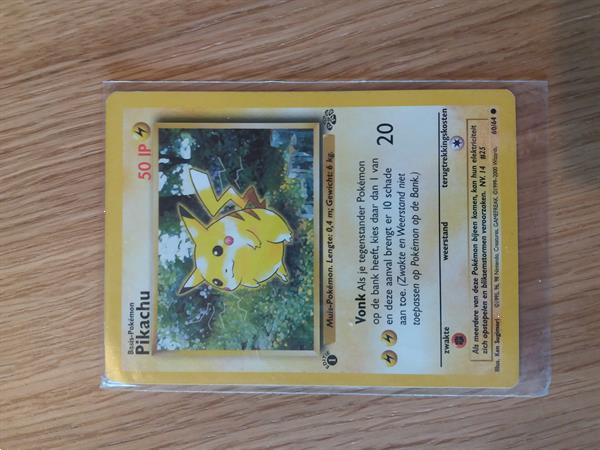 Grote foto 1st edition pikachu pokemon card 1995 hobby en vrije tijd pok mon