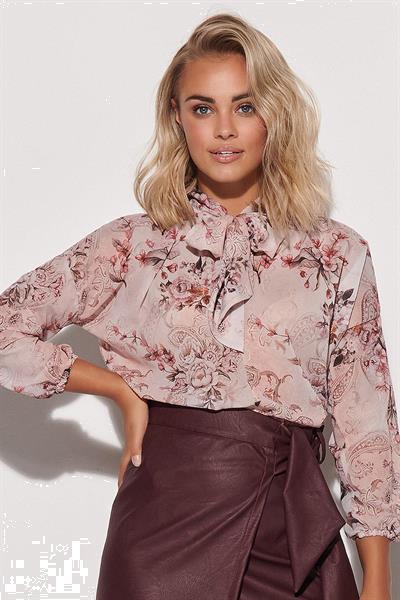 Grote foto blouse model 148789 makadamia kleding dames blouses