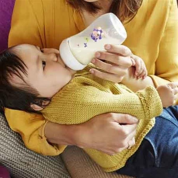 Grote foto philips avent natural babyflesje 260ml 1 m lila beauty en gezondheid baby en peuter verzorging
