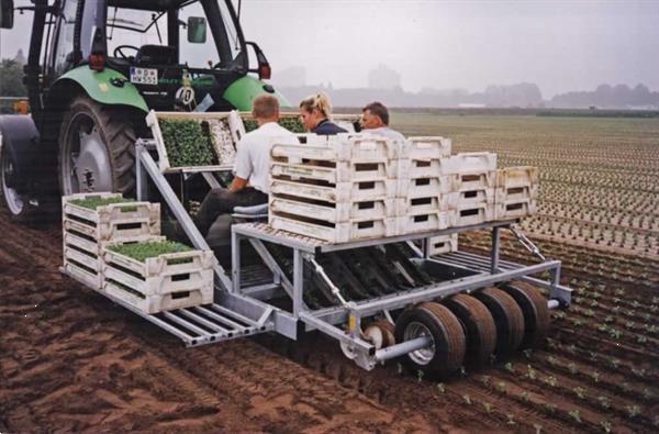 Grote foto van den beucken bandplantmachine voor perskluitjes agrarisch zaaimachines