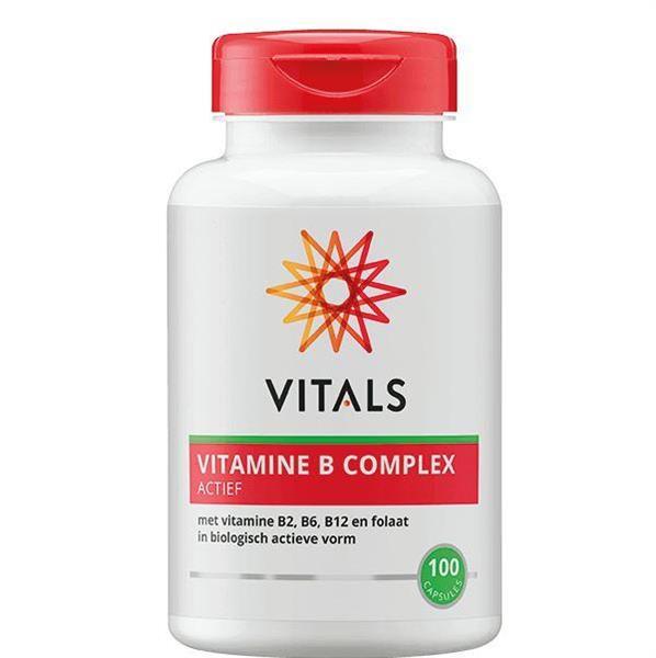 Grote foto vitals vitamine b complex actief 100 caps beauty en gezondheid overige beauty en gezondheid