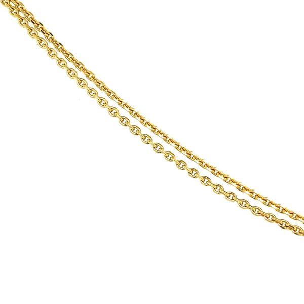 Grote foto gouden collier met solitair hanger 14 krt nieuw 2995 sieraden tassen en uiterlijk kettingen