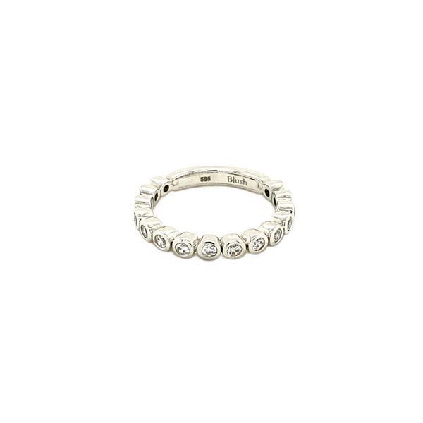 Grote foto witgouden ring met zirkonia van blush 14 krt nieuw 469 sieraden tassen en uiterlijk ringen voor haar
