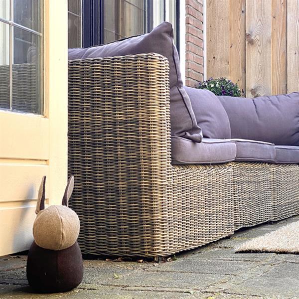 Grote foto deurstopper konijn vilt doe het zelf en verbouw materialen en producten