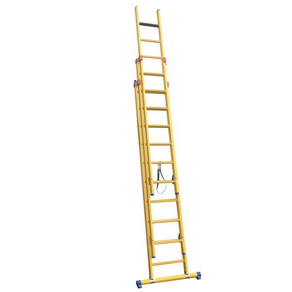 Grote foto kunststof ladder gvk 3x8 treden doe het zelf en verbouw ladders en trappen