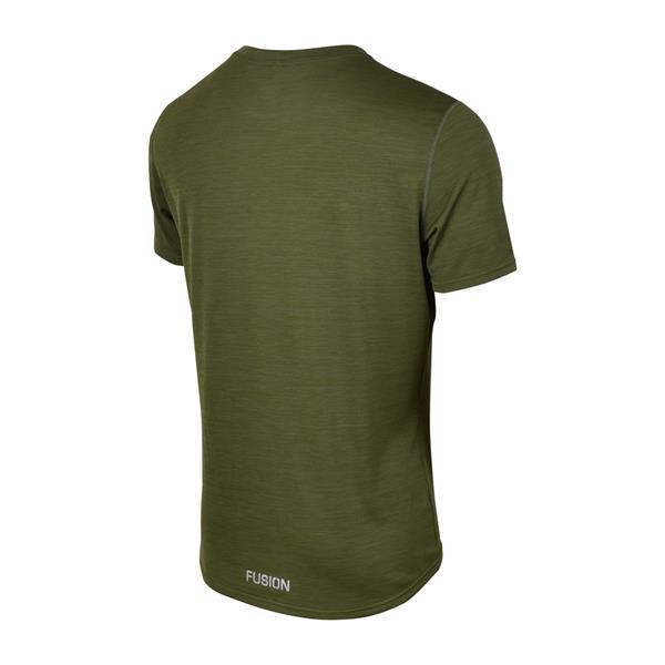 Grote foto fusion c3 t shirt green heren size s kleding heren sportkleding