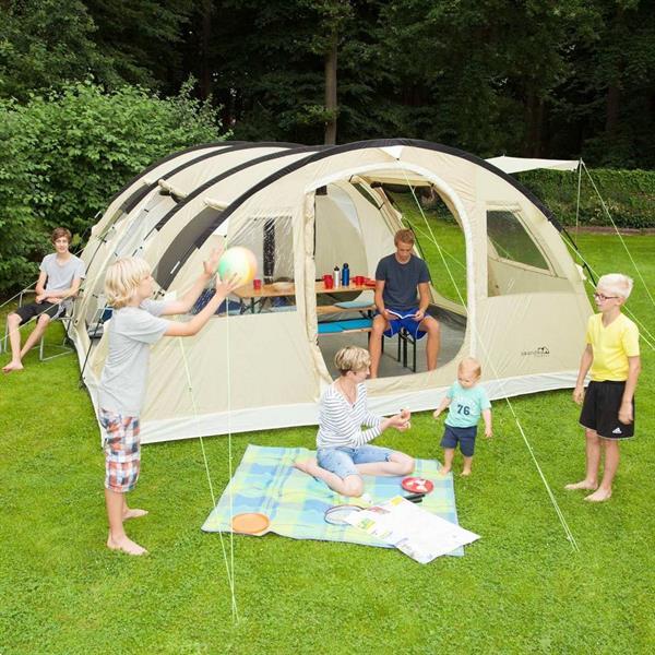 Grote foto bungalowtent tent familietent 6 personen camping caravans en kamperen tenten