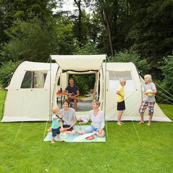 Grote foto bungalowtent tent familietent 6 personen camping caravans en kamperen tenten
