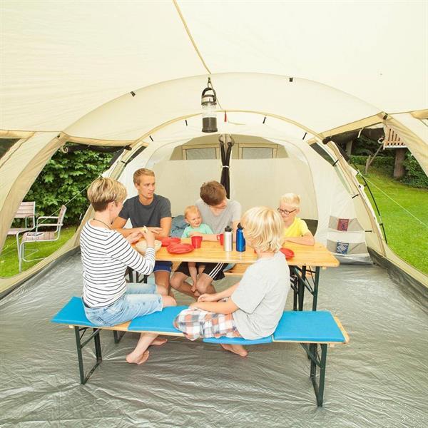 Grote foto bungalowtent tent familietent 6 personen camping caravans en kamperen tenten