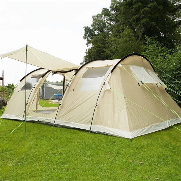 Grote foto bungalowtent tent familietent 6 personen camping caravans en kamperen tenten