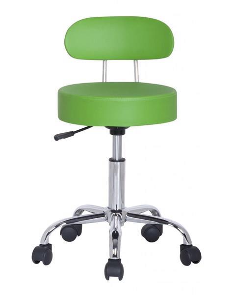 Grote foto werkstoel met leuning kappersstoel pedicure tabouret huis en inrichting stoelen