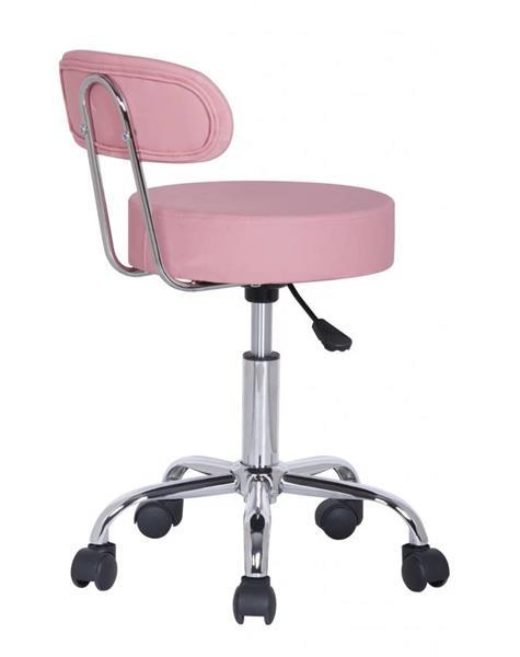 Grote foto werkstoel met leuning kappersstoel pedicure tabouret huis en inrichting stoelen