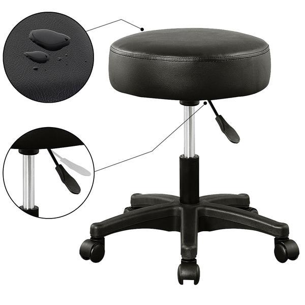 Grote foto werkstoel kapperstoel pedicure stoel met wielen huis en inrichting stoelen