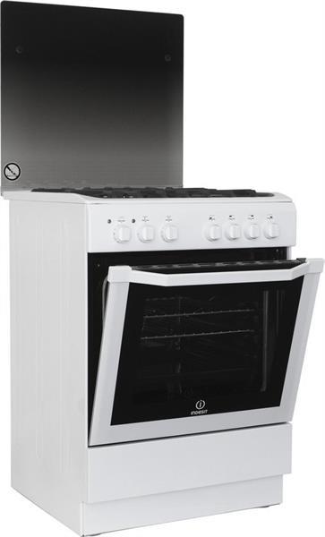 Grote foto indesit i6tmh 2a g w gasfornuis gas witgoed en apparatuur fornuizen