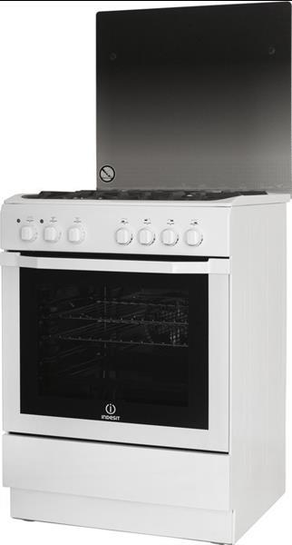 Grote foto indesit i6tmh 2a g w gasfornuis gas witgoed en apparatuur fornuizen
