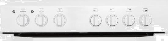 Grote foto indesit i6tmh 2a g w gasfornuis gas witgoed en apparatuur fornuizen