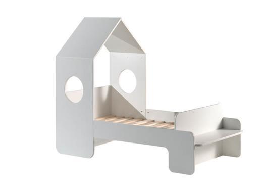 Grote foto casami huisbed peuterbed wit kinderen en baby complete kinderkamers