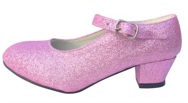 Grote foto spaanse schoenen licht roze glitter maat 26 binnenmaat 16 kinderen en baby schoenen voor meisjes